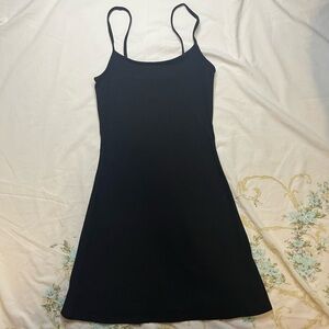 Black Spaghetti Strap Dress